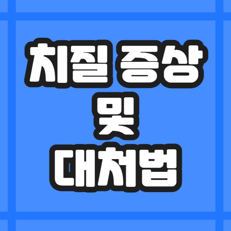 치질 증상