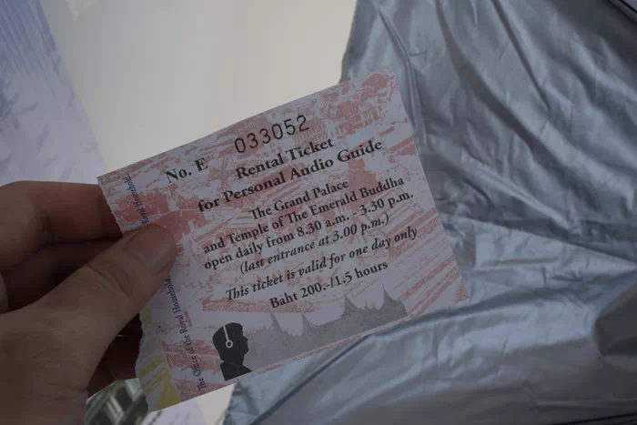 Thai_Palace_Audio_guide_ticket