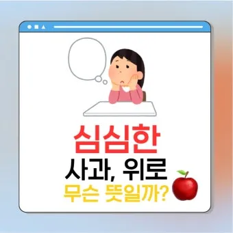 심심한 사과 뜻 한자 논란_21