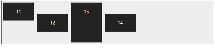 플렉스 박스에서 특정 항목만 정렬 방법 지정