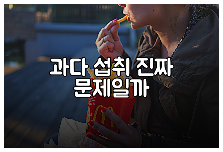 과다 섭취 진짜 문제일까