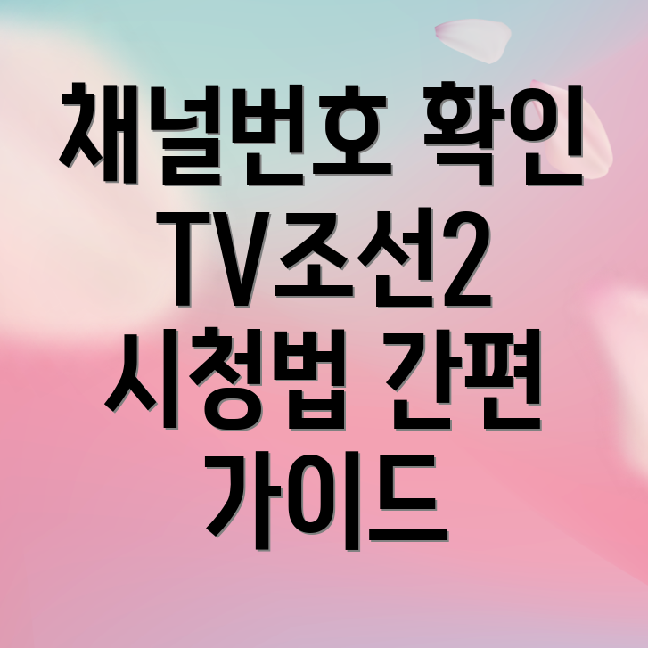 TV조선2