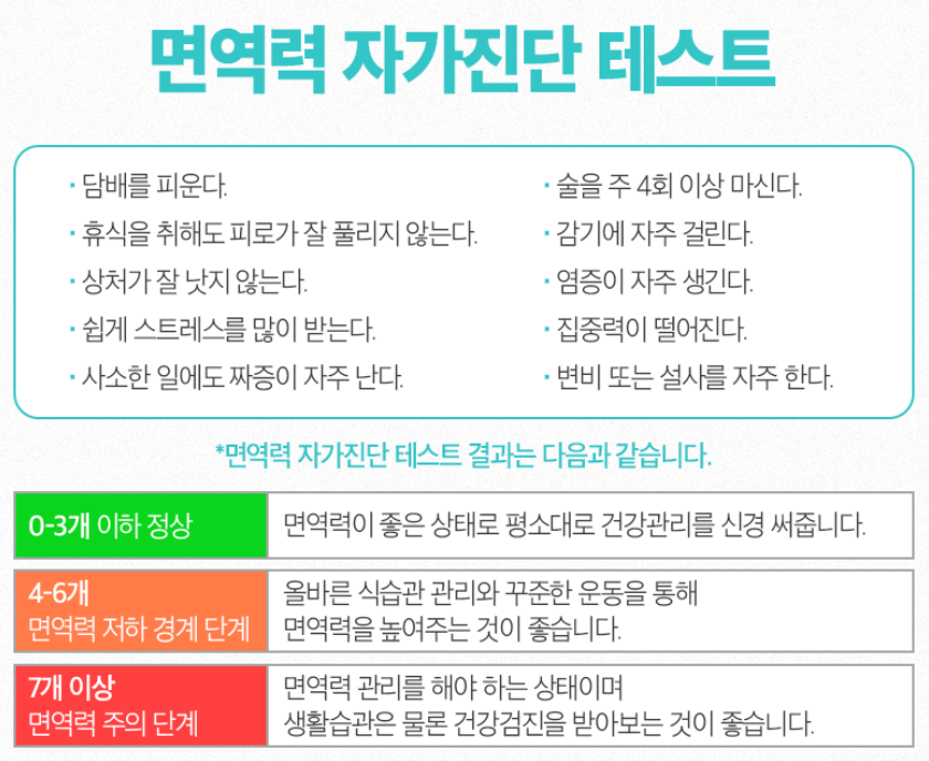 면역력을 높이는 방법