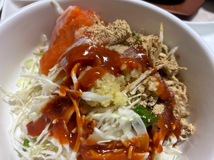 송어비빔회