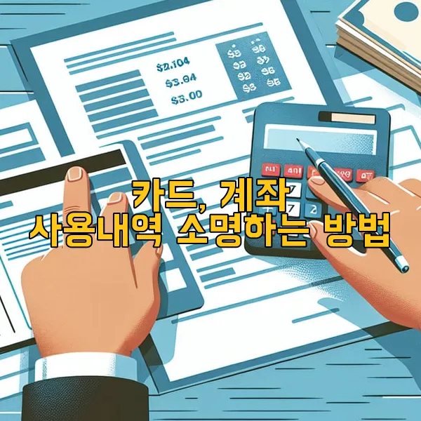 계좌 사용내역