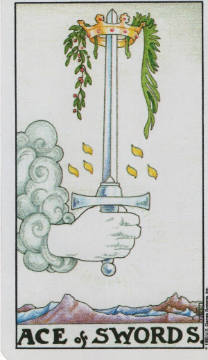  [타로해석]Ace of Swords 소드 에이스 카드 정방향/ 역방향 뜻, 의미, 상징