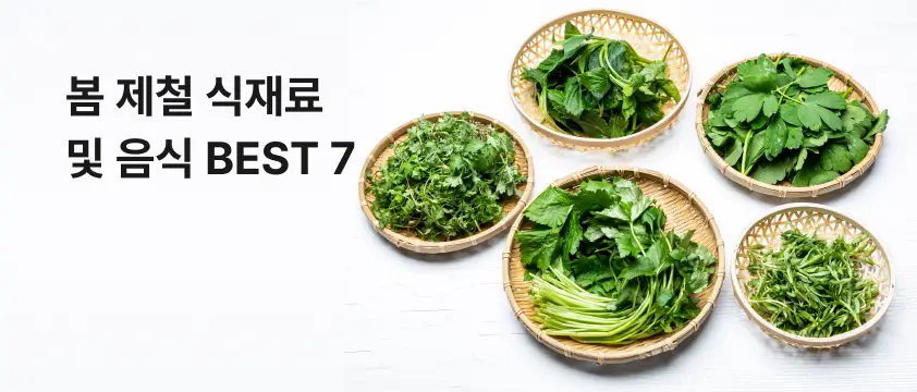  2024년 봄, 건강과 맛을 동시에! 놓칠 수 없는 제철 음식