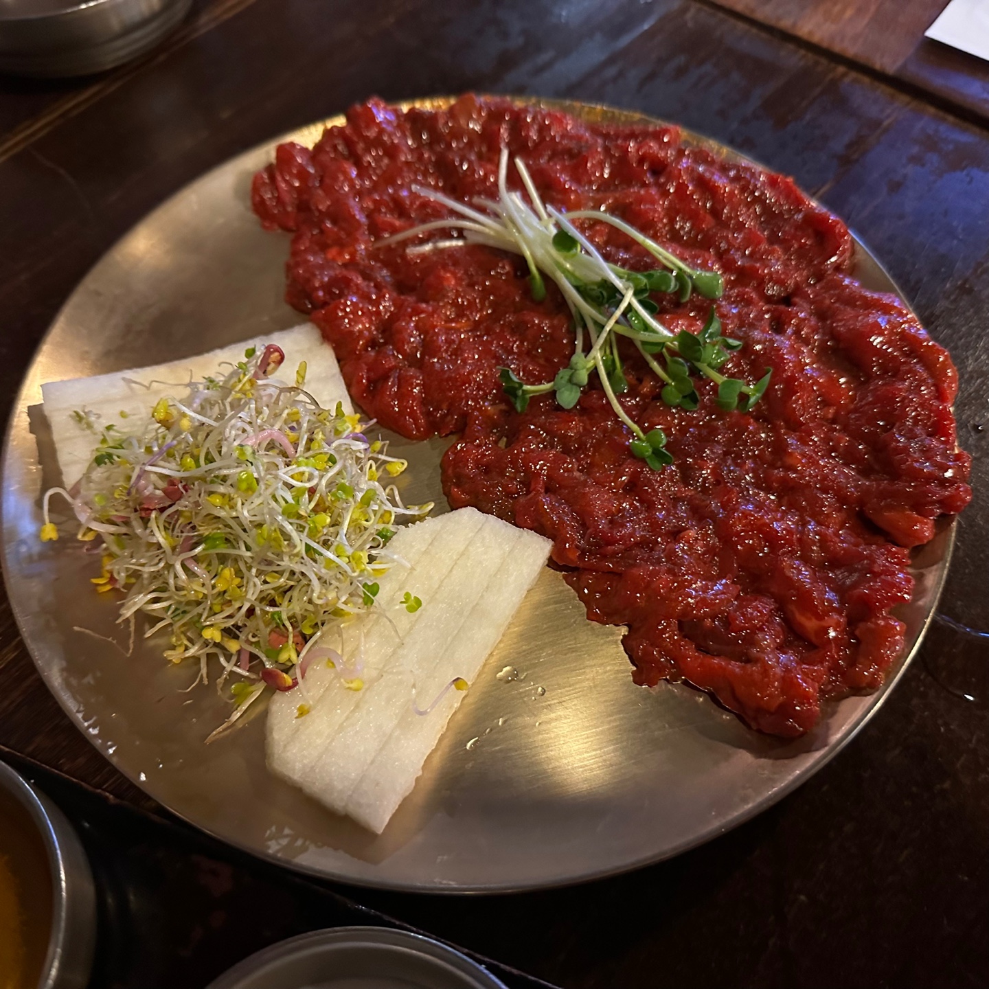 철산역 육회 맛집