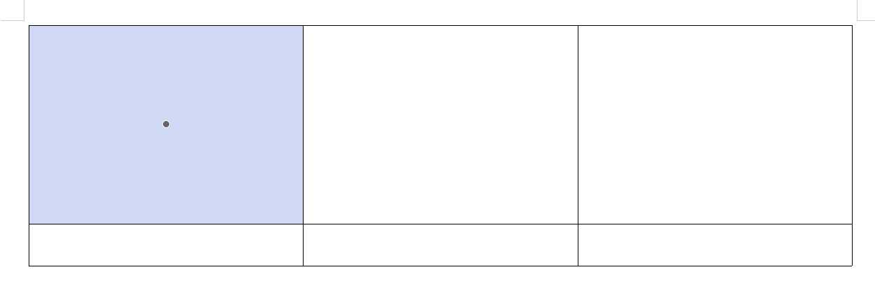 한글문서의 표의 셀 선택