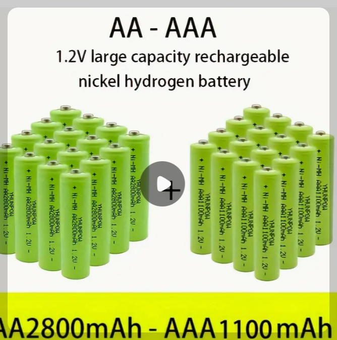 Temu 알리 AA AAA 리튬 충전지&#44; 일반 니켈 수소(Ni-MH) 충전용 건전지 배터리 추천