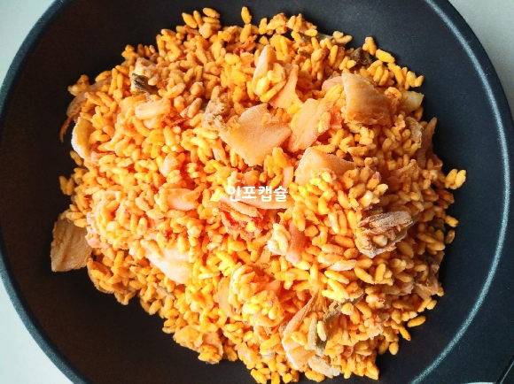  쉐푸드 김치볶음밥 (프라이팬에 기름없이 볶기)