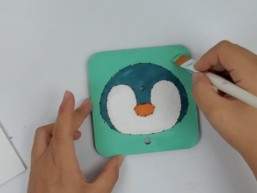 되는 펭귄 스트링아트 만들기 9. 집중력이 향상이 9