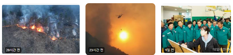 의성 산불 피해 복구