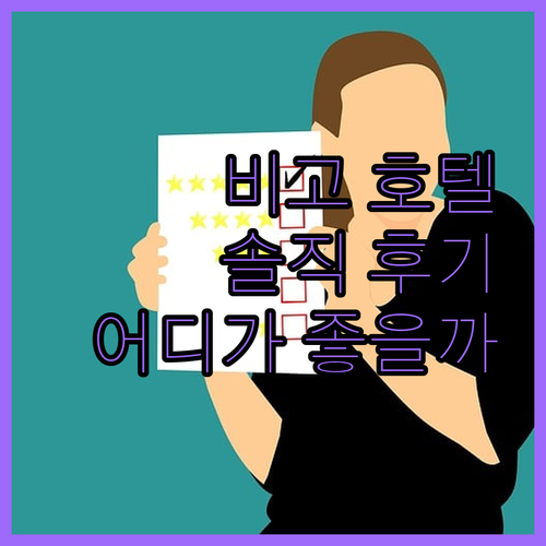 비고 호텔, B&B냐 옥시덴탈이냐 그