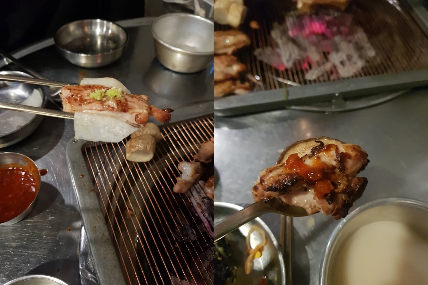 강동구 천호역 맛집 숯불 닭갈비 온도계 리뷰 줄서서 먹는 닭갈비 맛집