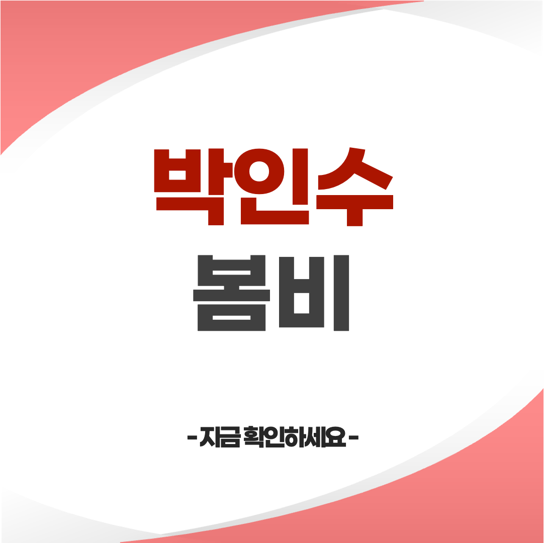 박인수 - 봄비