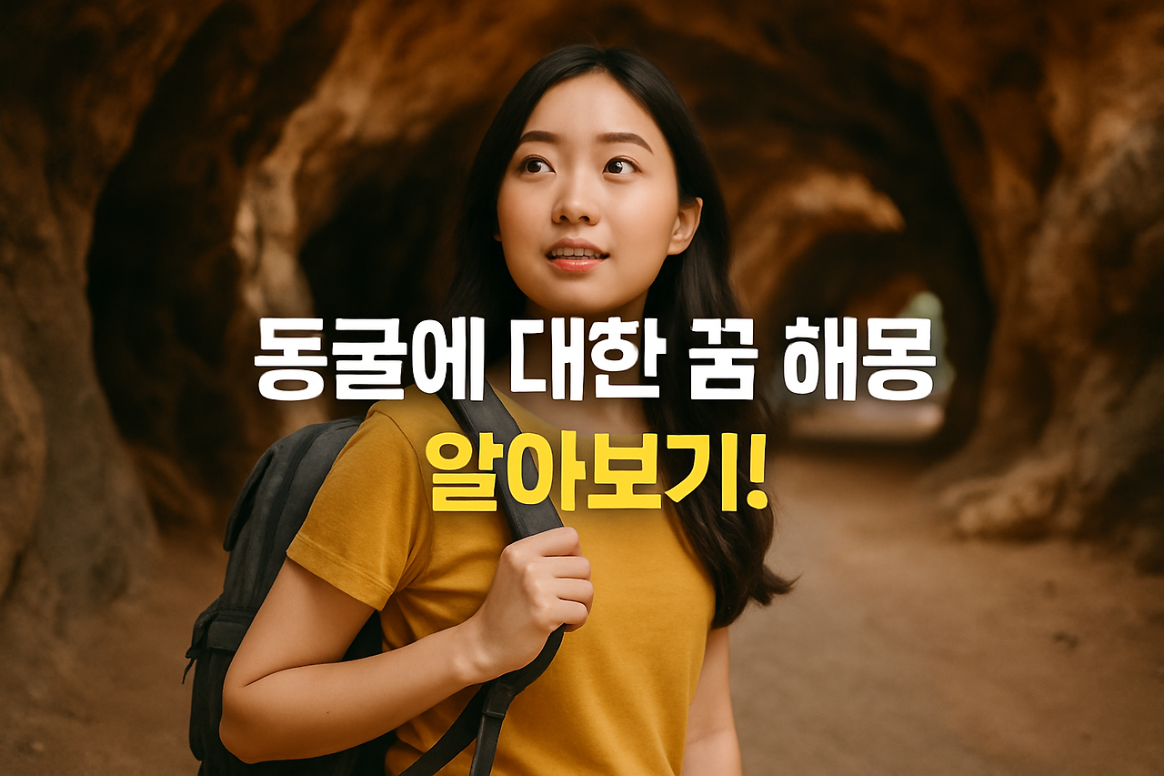 동굴 꿈해몽! 내면 탐색일까, 숨겨진 두려움의 신호일까?