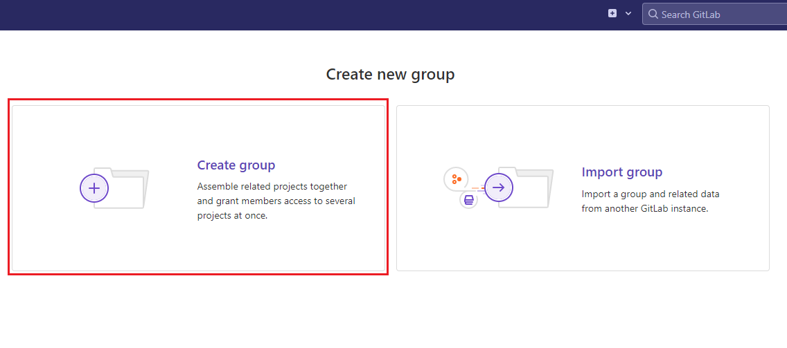 Create group