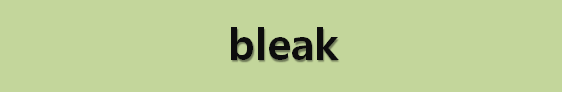  뉴스로 영어 공부하기: bleak (암울한)
