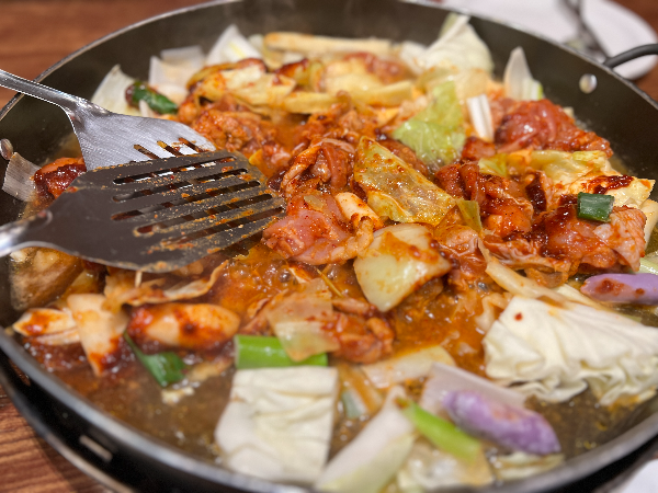 판교역 일도씨 닭갈비&#44; 치즈 닭갈비 조리