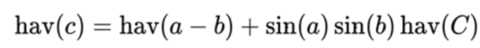 하버사인공식