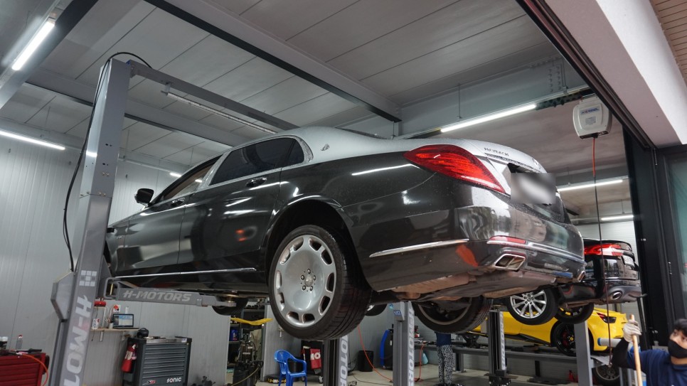 그리고 정비 수리이야기 광주 h모터스 벤츠 마이바흐 S600 방지턱 하부소음 9