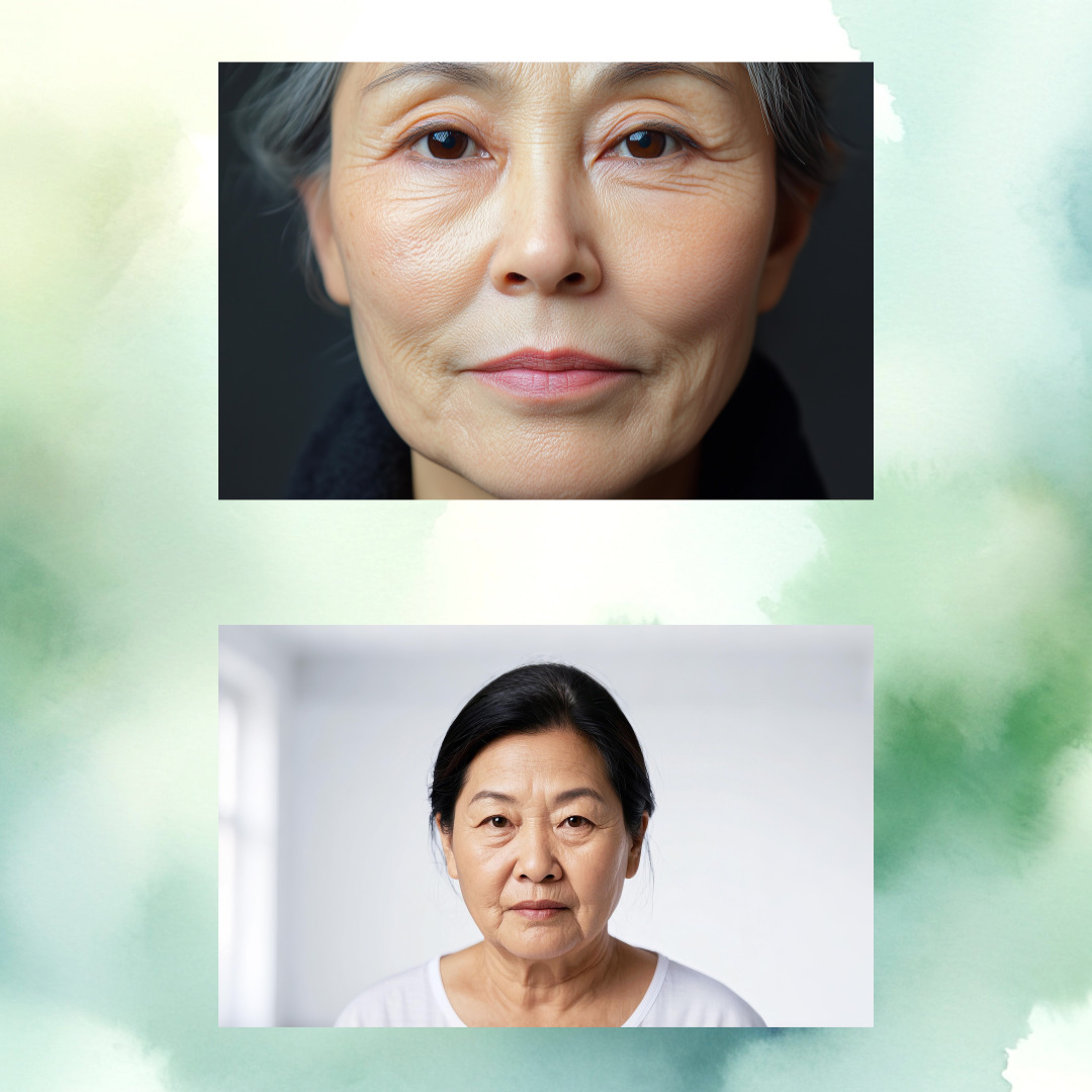 눈가 노화 관련 사진