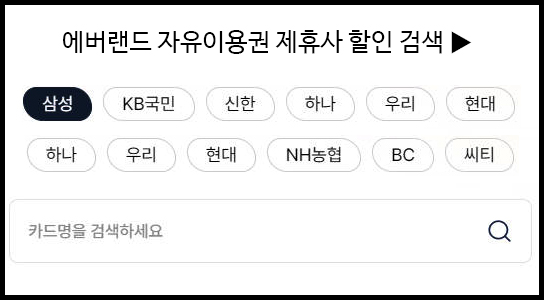 에버랜드 자유이용권 입장료 할인