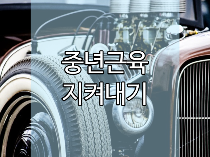  허벅지근육 or 엉덩이근육 키우는 중년!