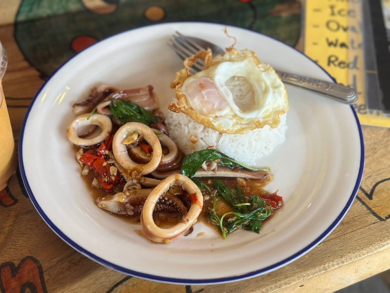 치앙마이 맛집 아오이자이키친 메뉴