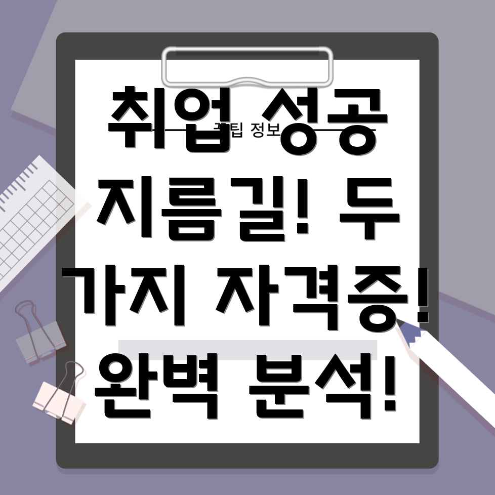 취업에 유리한 컴퓨터 자격증