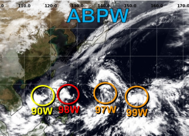 JTWC-2022년-10월12일-오후-태풍감시-모습