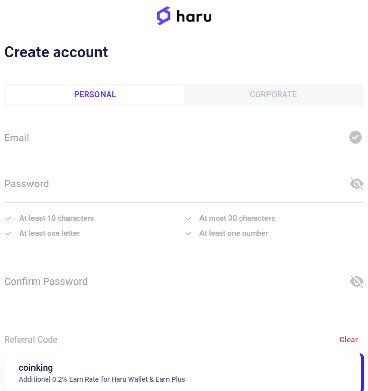  Haru invest referral code(Additional +0.2% interest)