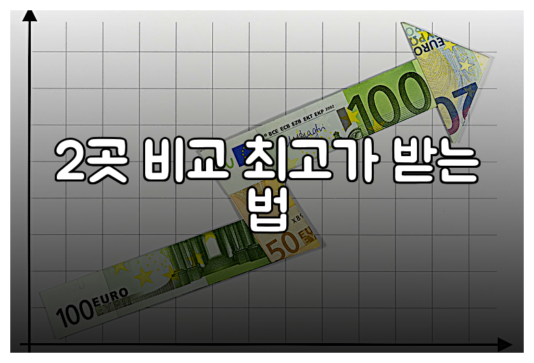 2곳 비교 최고가 받는 법
