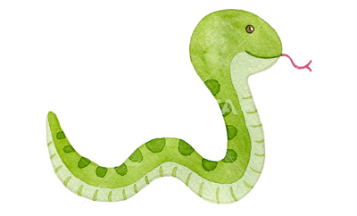 안정적인 생활을 의미하는 초록뱀 꿈