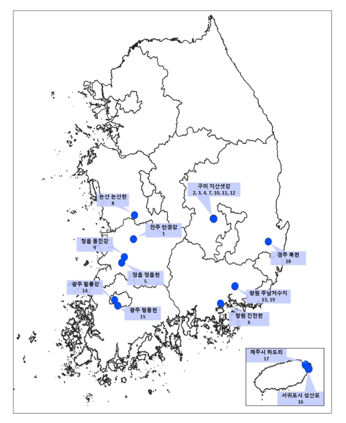 조류인플루엔자 발생지도