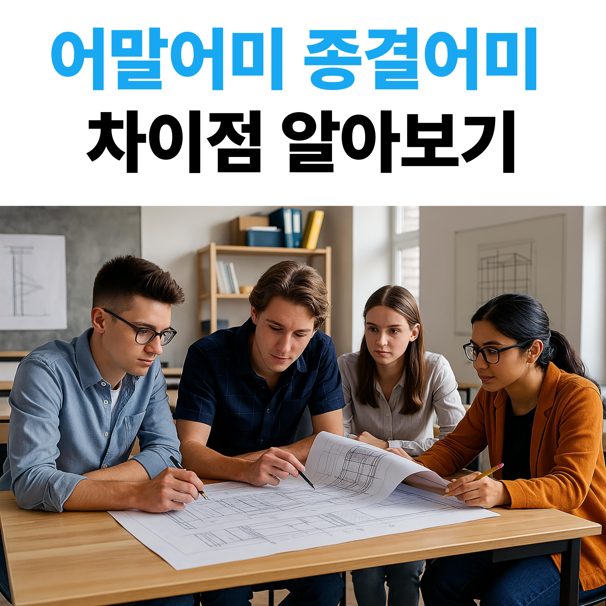 어말어미 종결어미 차이점 쉽게 알려드립니다