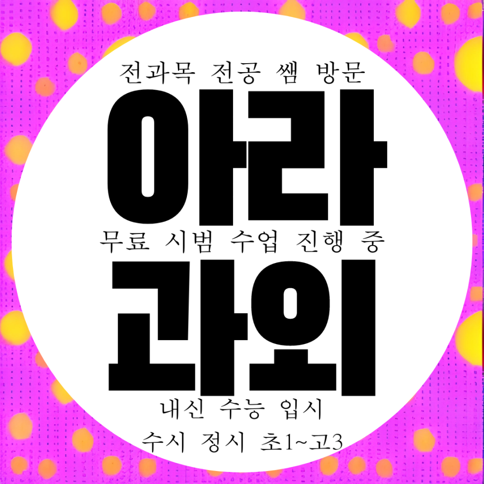  인천 아라동 고등 수학과외 검단 중등 영어과외 한국사 선행학습
