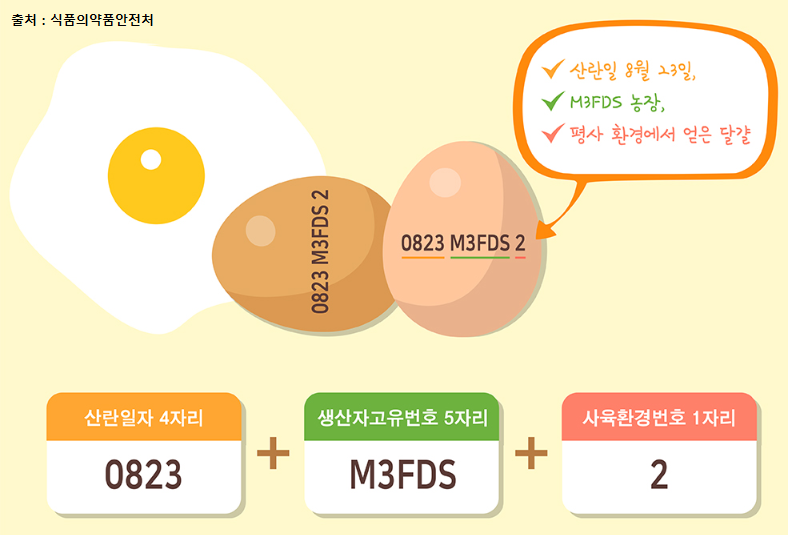 계란 유통기한, 일련번호의 비밀 (식품 안전나라 조회 방법) 계란 유통기한, 일련번호의 비밀 (식품 안전나라 조회 방법)