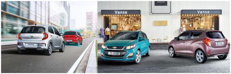 경차 양대산맥 기아 모닝 쉐보레 4