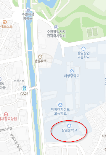 힐링폴링-수원화성-화홍문주변-삼일중학교