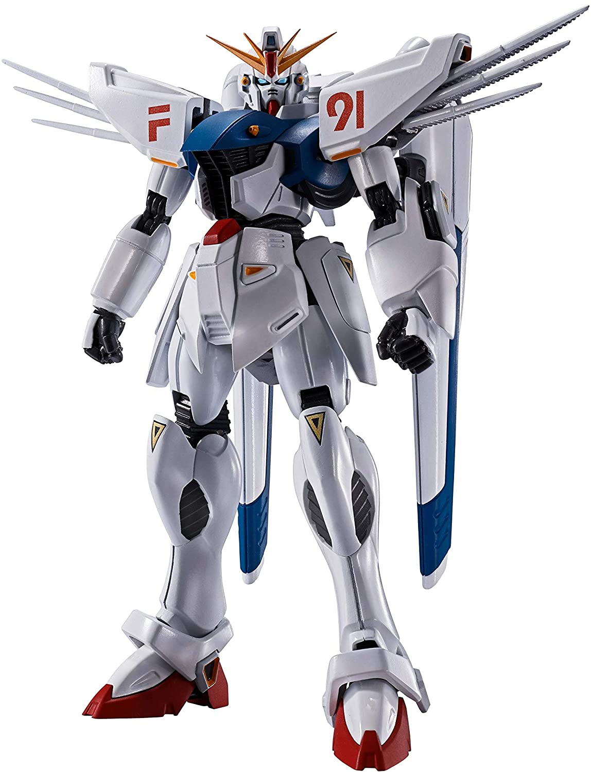  ROBOT 혼 건담 F91  [SIDE MS] 건담 F91 EVOLUTION-SPEC 피규어약 130mm ABS & PVC 도장이 끝난 가동 피겨