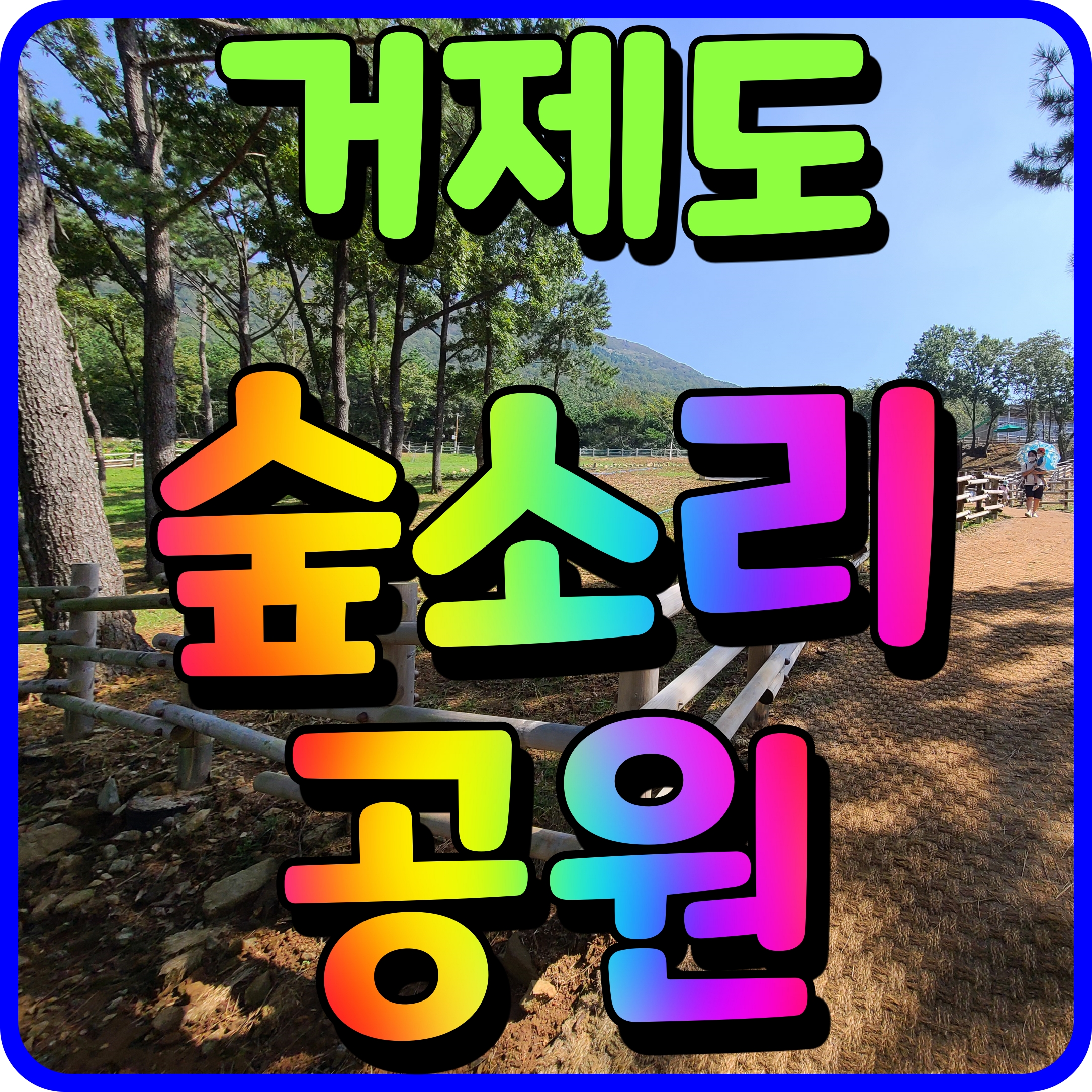  거제 숲소리공원 아이와 함께 가볼만한 곳 양떼목장 먹이주기 체험