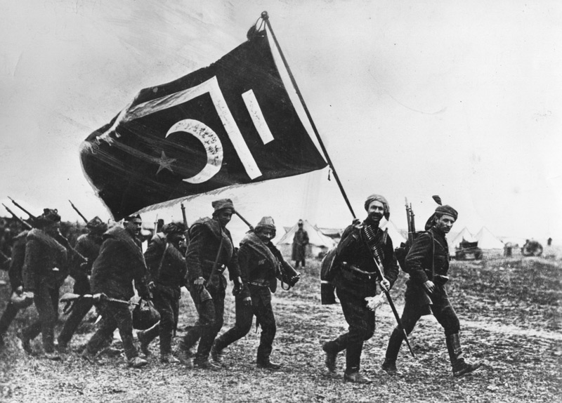 제1차 세계대전 오스만군 행렬