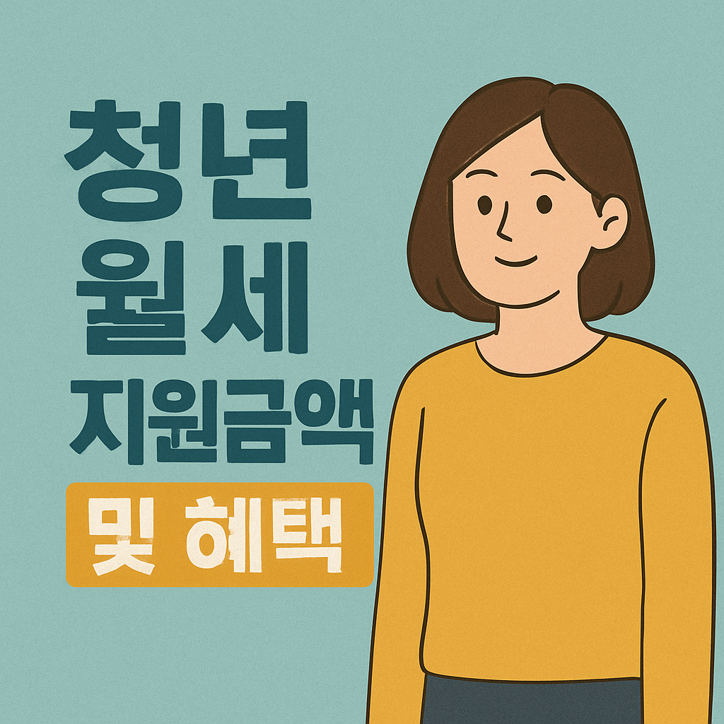 청년 월세 지원금 금액및 혜택
