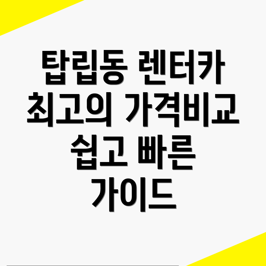 대전 장기렌터카