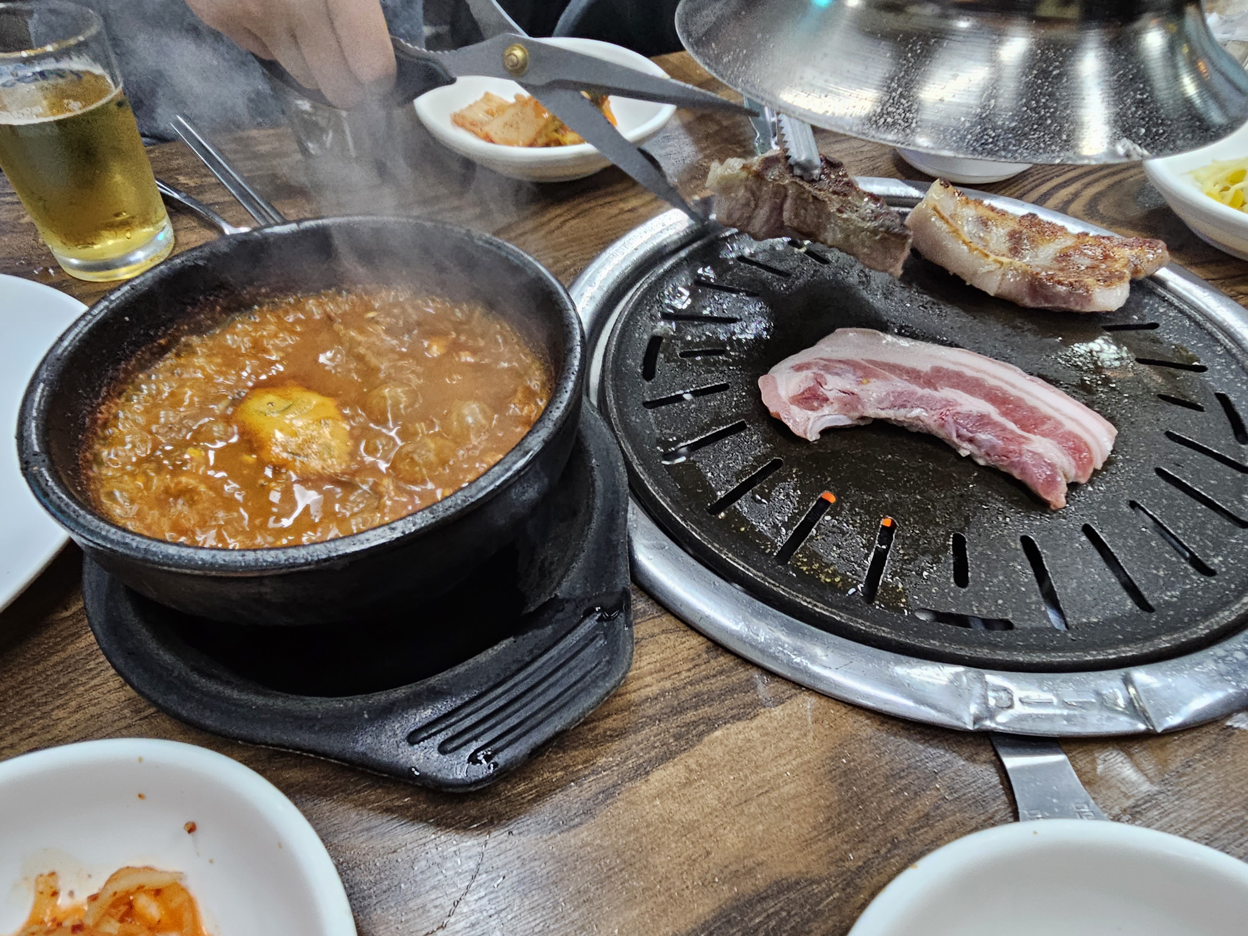  [제주] 솔지식당 - 오겹살, 목살, 멜조림, 순두부찌개, 공깃밥