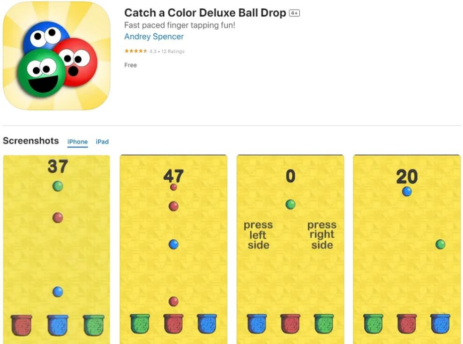 Catch a Color Deluxe Ball Drop