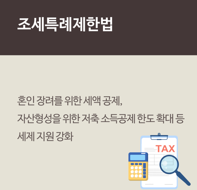 혼인 세액공제와 주택청약 소득공제