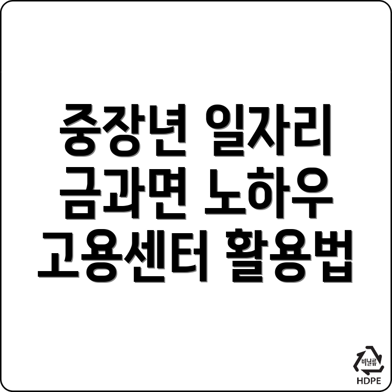 중장년 일자리